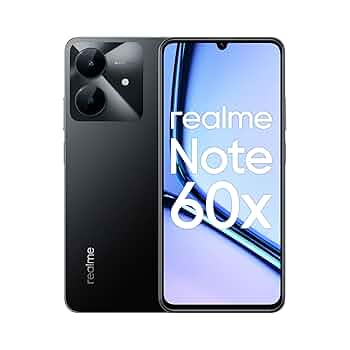 Realme Note60 64GB ブラック Realme Note 60X Android Cell Phone (Black/4GB+64GB/Global